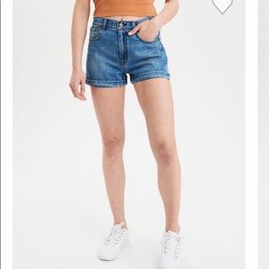 American Eagle Denim Mom Shorts